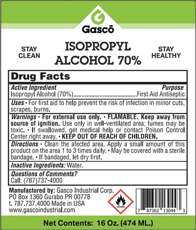 GascoClean - Isopropyl Alcohol 16 oz.jpg 16 oz - GascoClean Isopropyl Alcohol 16 oz